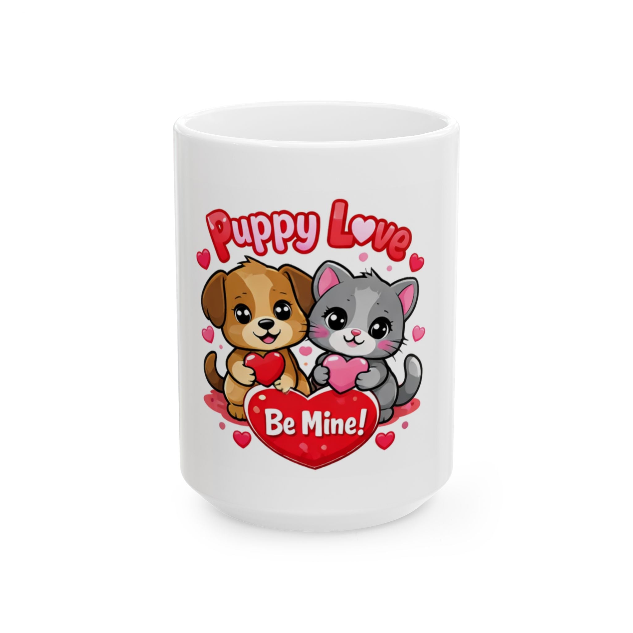 Puppy Love Ceramic Mug, (11oz, 15oz)